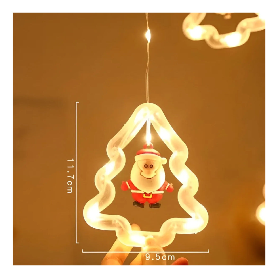 Pisca Pisca Cortina De Luz Led Natalina Arvore De Natal E Pa