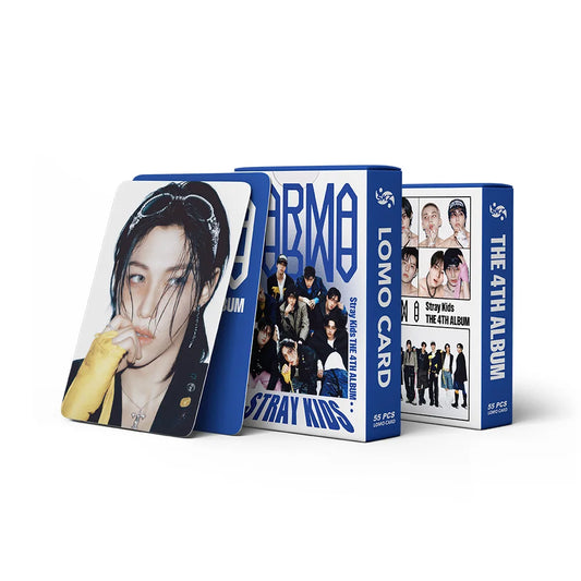 Conjunto de 55 photocards do novo álbum KARMA4th do Stray Kids, decoração comemorativa do álbum skzoo.