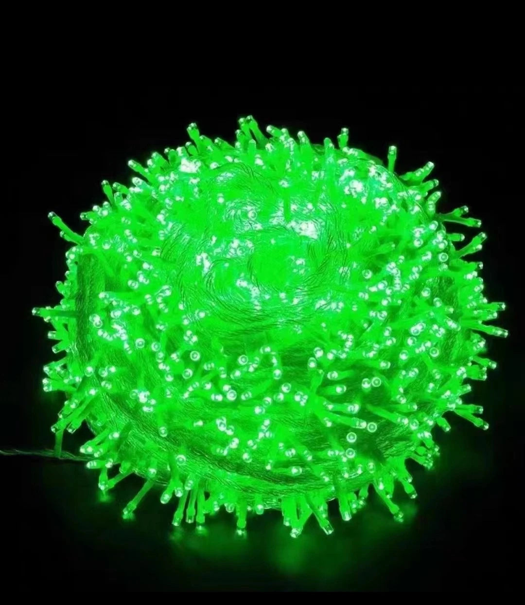 Cordão de luzes LED de 10 metros com 100 LEDs, AC 220V/110V, à prova d'água, para decoração de festas, Natal e casamentos.